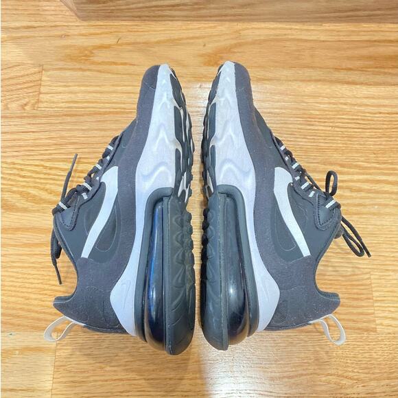 Original Womens Nike Air Max 270 React Black White Trainers  Nike React Trainers/Air Max  Black/White 7us AT6174-004 Black White Women